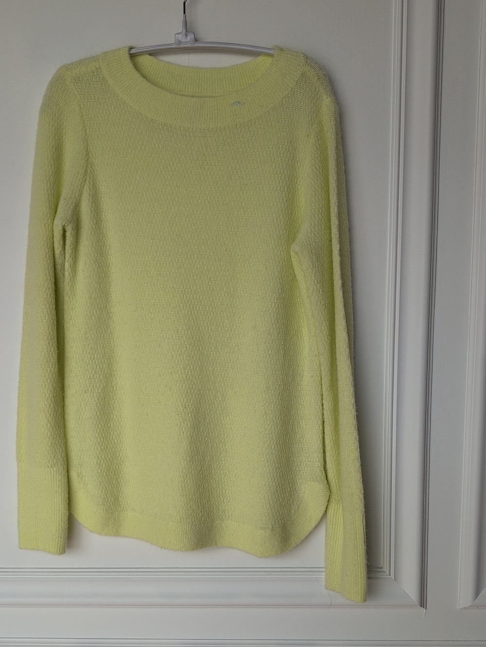 LOFT Lemon Crewneck Knit Sweater